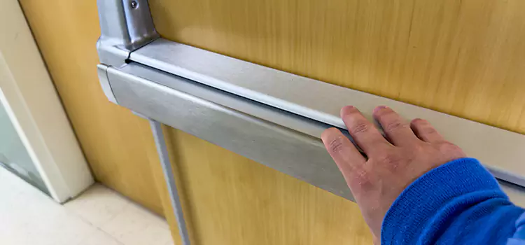 Installing a Push Bar on a Door Hercules